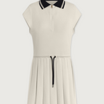 Nico Court Dress 32 in White/Blue Nights - Lukka Boutique