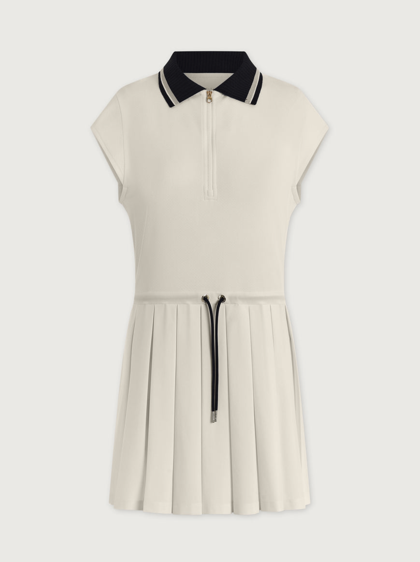 Nico Court Dress 32 in White/Blue Nights - Lukka Boutique