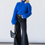 Jodie Sweater in Bright Cobalt - Lukka Boutique