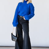 Jodie Sweater in Bright Cobalt - Lukka Boutique