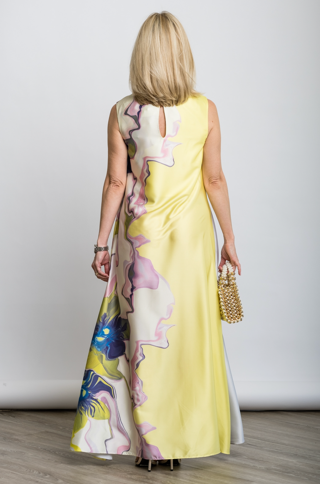 
                  
                    Sylvie Dress in Marble Flora
                  
                