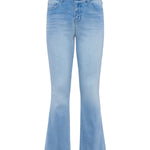 Kendra High Rise Crop Flare in Dorian - Lukka Boutique