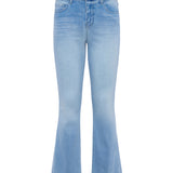 Kendra High Rise Crop Flare in Dorian - Lukka Boutique