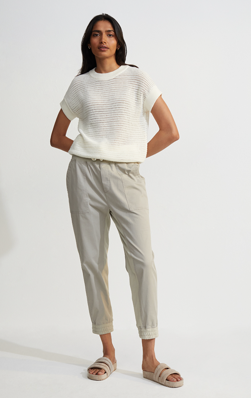 Corvallis Knit Top in Egret