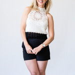 Ashley Top in Ivory - Lukka Boutique