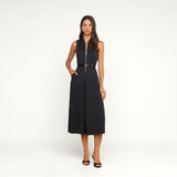 Kolton Midi Dress in Black - Lukka Boutique