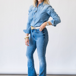 High Waisted Weekender Skimp in Swing And A Miss - Lukka Boutique