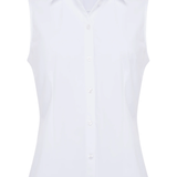 Annie Sleeveless Button Shirt - Lukka Boutique