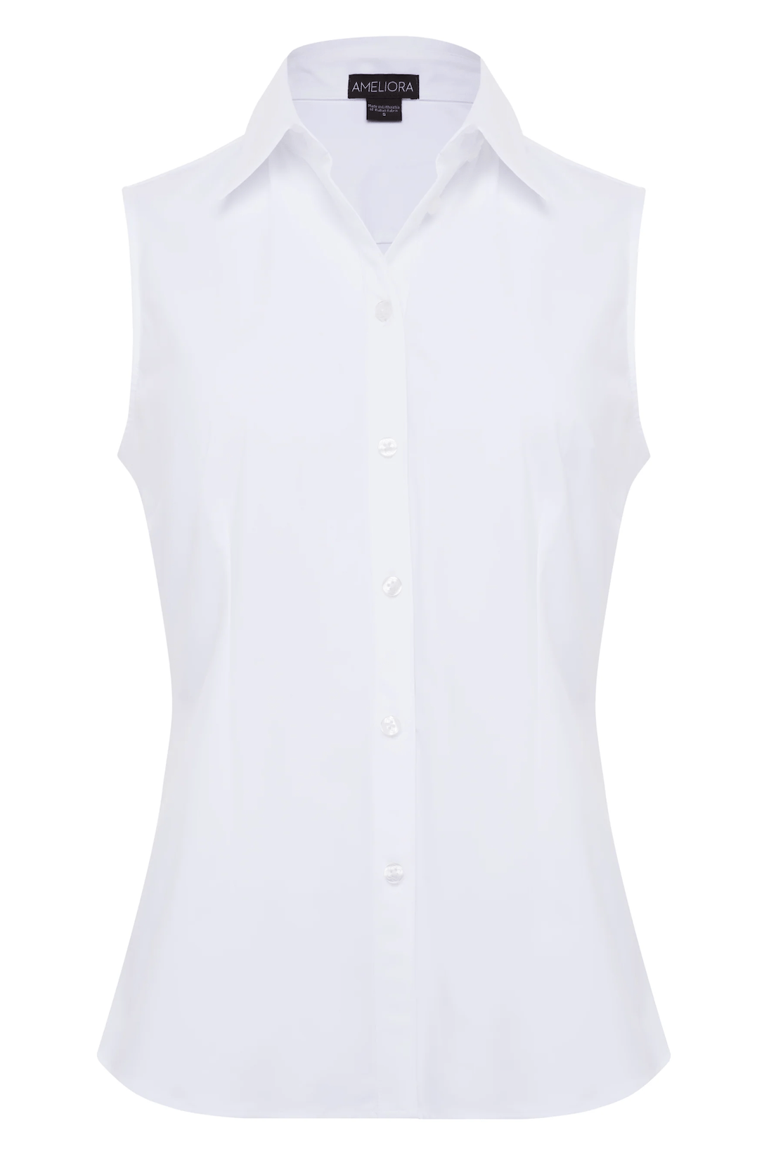 Annie Sleeveless Button Shirt - Lukka Boutique