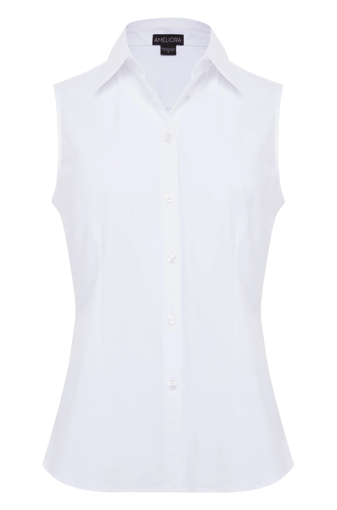 Annie Sleeveless Button Shirt - Lukka Boutique