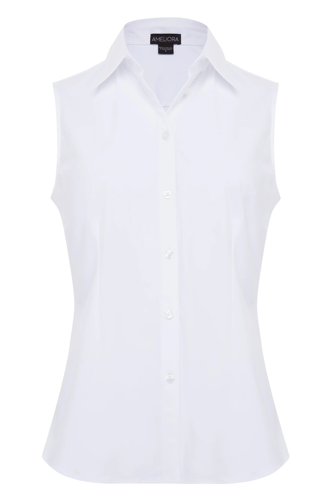 
                  
                    Annie Sleeveless Button Shirt
                  
                