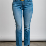The Insider Crop Step Fray in Out Of The Blue - Lukka Boutique