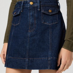 Jannelle Skirt With Mini Patch Pockets in Maisonette - Lukka Boutique