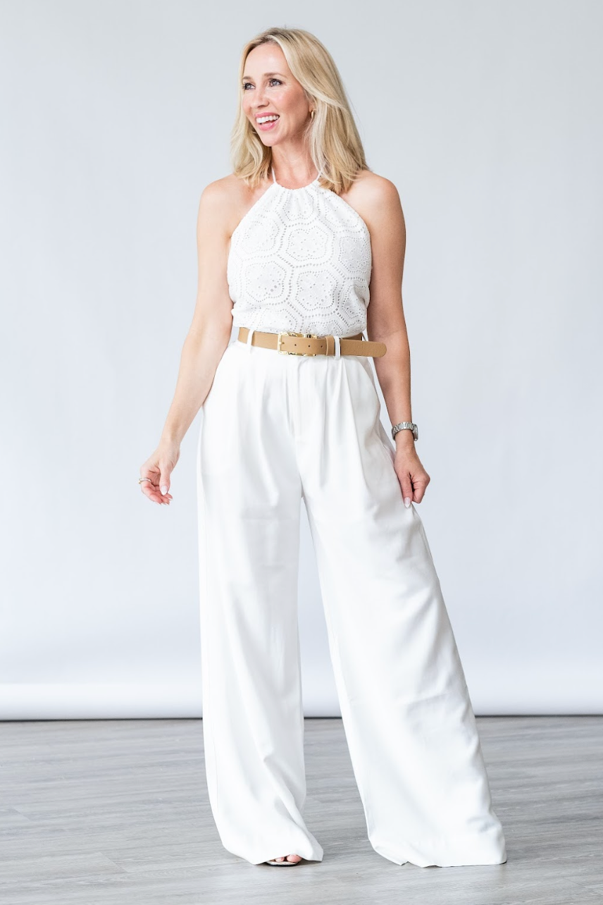 Drake Top in White - Lukka Boutique
