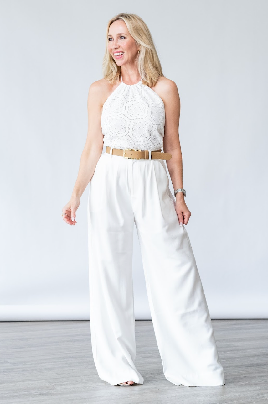 Drake Top in White - Lukka Boutique