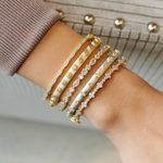 Marquise Pave Thin Hinge Bangle - Lukka Boutique