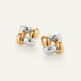 Medium Woven Square Earrings