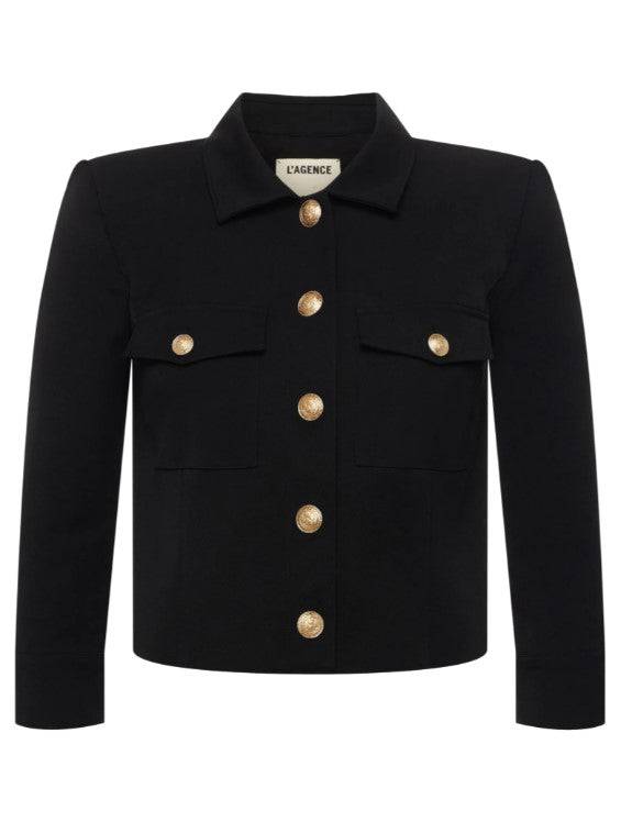 
                  
                    Kumi Cropped Jacket in Black
                  
                