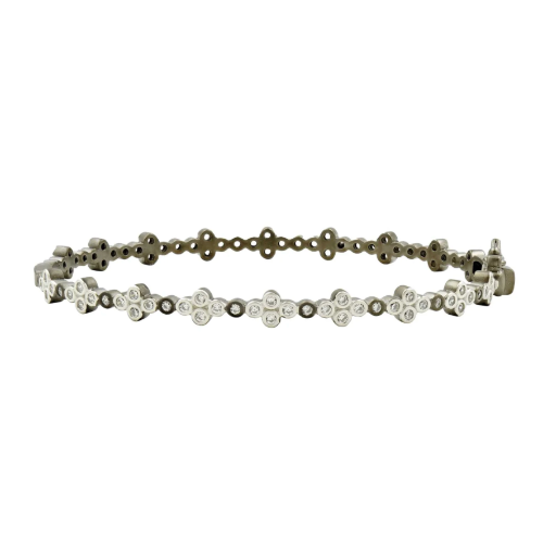 Clover Station Hinge Bangle - Lukka Boutique