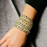 Midnight Mosaic Pave Toggle Bracelet - Lukka Boutique
