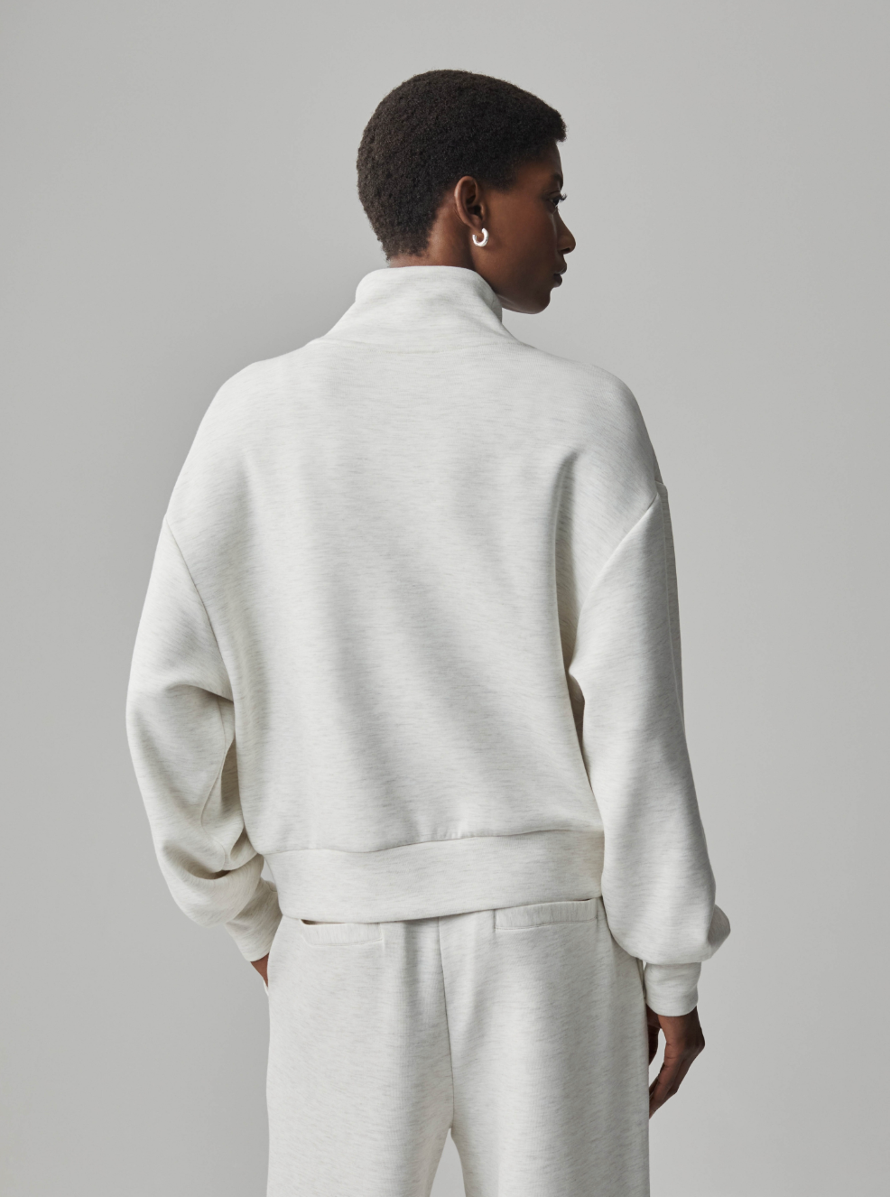 
                  
                    Davidson Sweat in Ivory Marl
                  
                