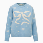 Francie Pullover in Snowflake Blue - Lukka Boutique