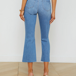 Kendra High Rise Crop Flare in Alamo - Lukka Boutique