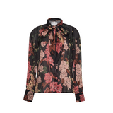 Chilli Blouse in Meadows Black