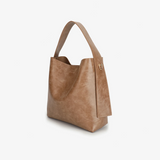 Paloma Shoulder Waxed Mauve Bag - Lukka Boutique