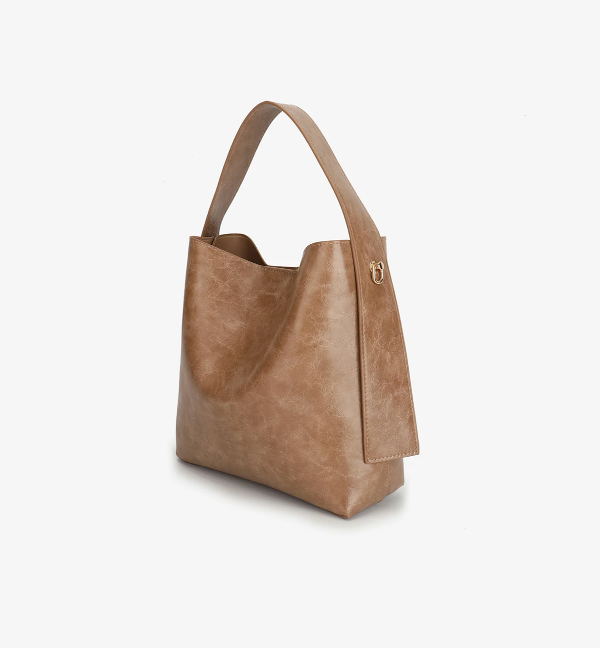 Paloma Shoulder Waxed Mauve Bag - Lukka Boutique