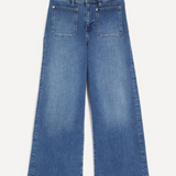 Le Slim Palazzo Crop Harbor Pocket in Archive