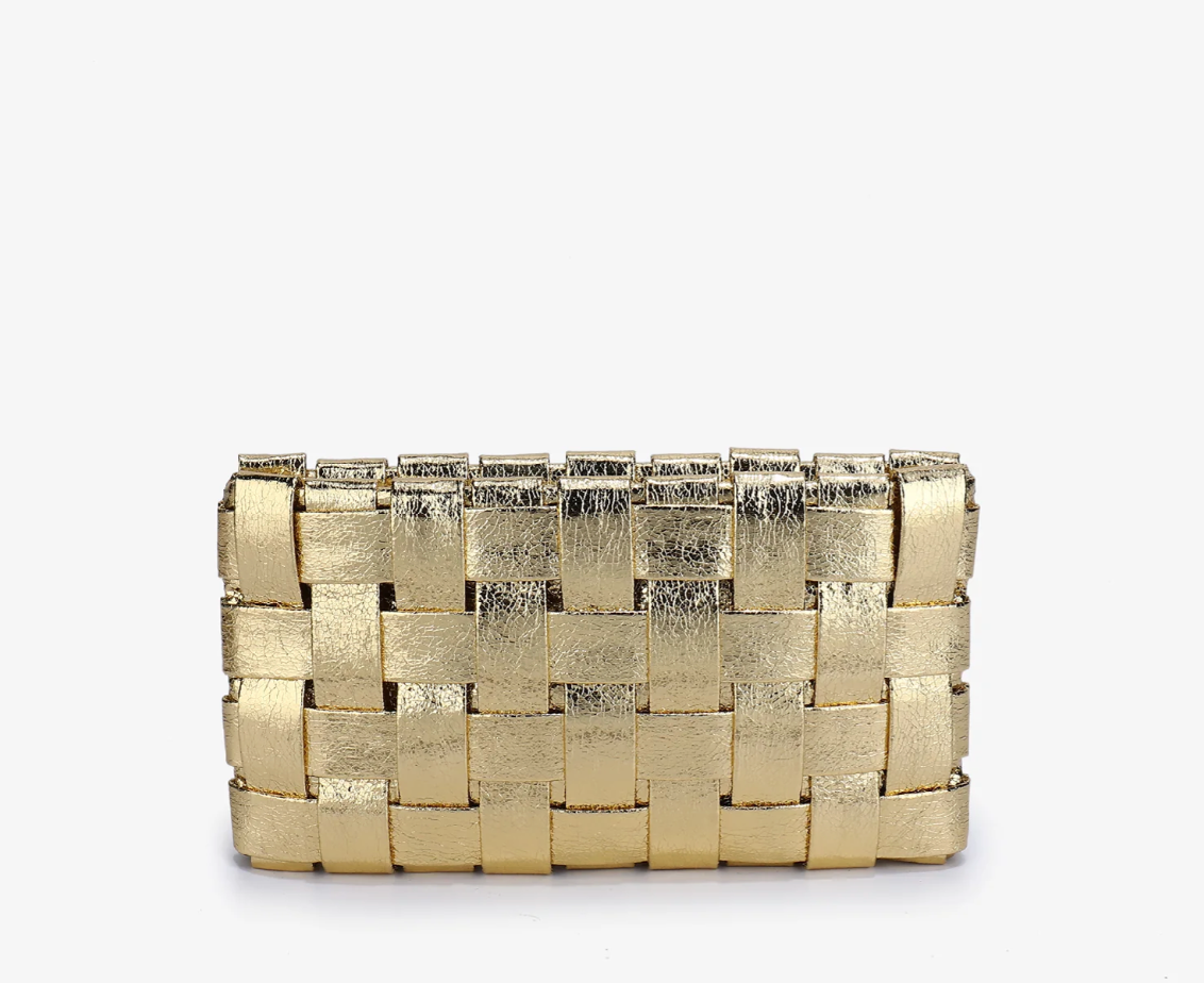 Lindy Woven Clutch - Lukka Boutique