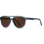 Hudson Polarized Sunglasses in Blue Brown - Lukka Boutique