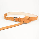 Mini Hutch Extra Long Suede Belt in Caramel - Lukka Boutique