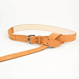 Mini Hutch Extra Long Suede Belt in Caramel - Lukka Boutique