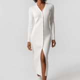 Sweater Duster Midi Dress - Lukka Boutique