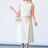 Gina Top in Cloud Tweed - Lukka Boutique