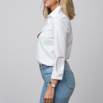 Diane 3/4 Sleeve Button Shirt - Lukka Boutique