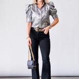 The Shinny Gillan Top in Gunmetal