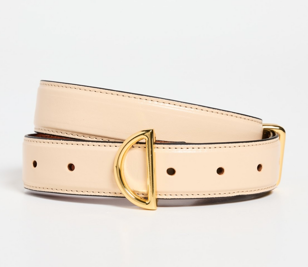 Crescent Belt in Beige