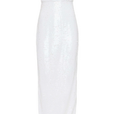 Karma Sequin Maxi Dress in White - Lukka Boutique
