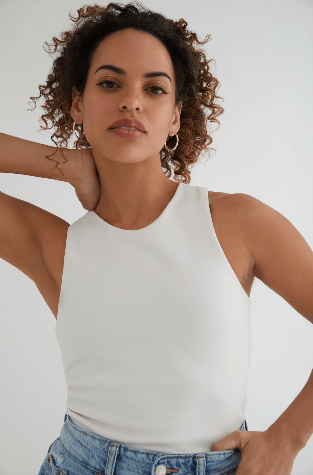 The Sculpt Racerback Crop Tank - Lukka Boutique
