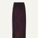 Makena Pencil Skirt in Dark Espresso - Lukka Boutique