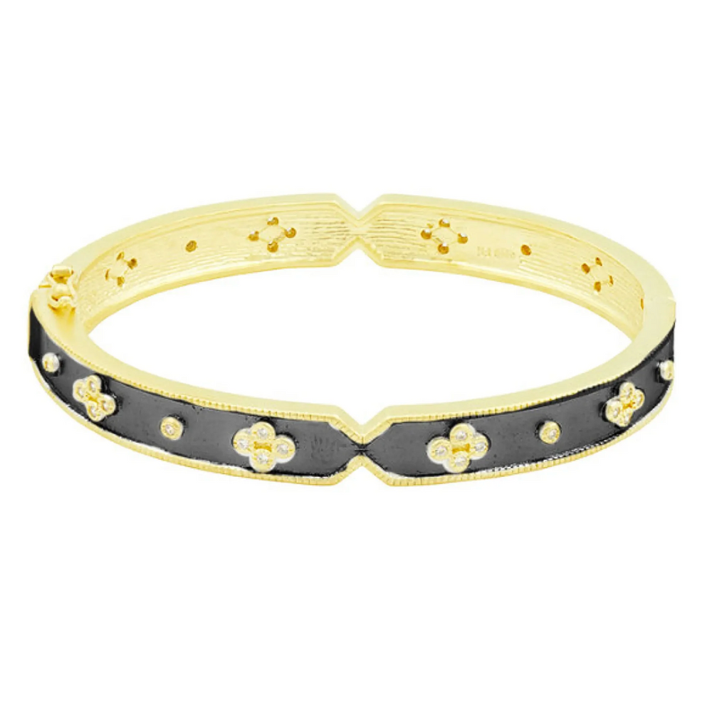 Iconic Clover Hinge Bangle