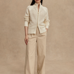 Mandy Boucle Knit Jacket in Coconut Milk - Lukka Boutique