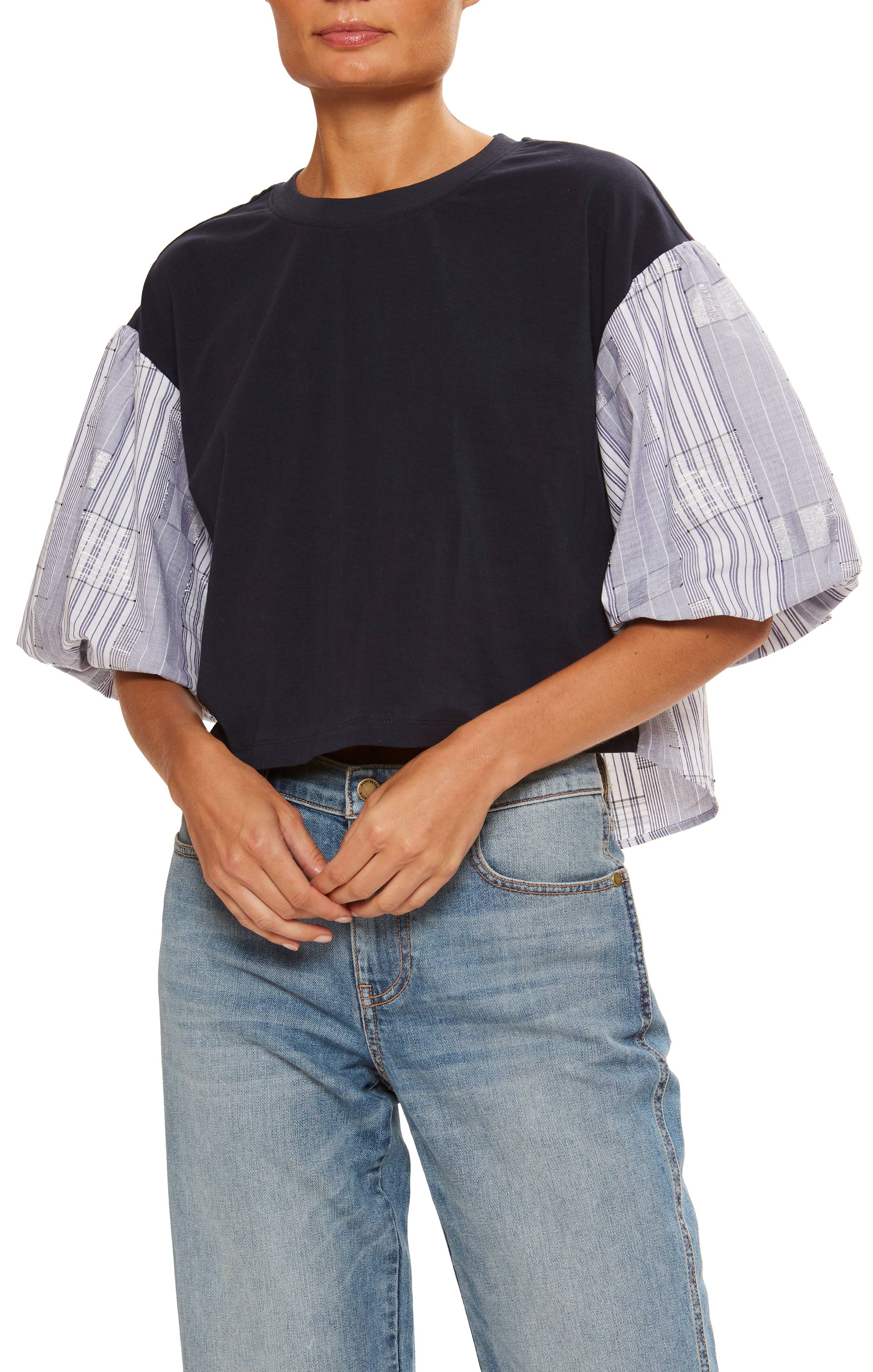 Toula Top in Navy - Lukka Boutique