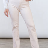 Mara Straight Mid Rise Ankle Jean in Ballet - Lukka Boutique