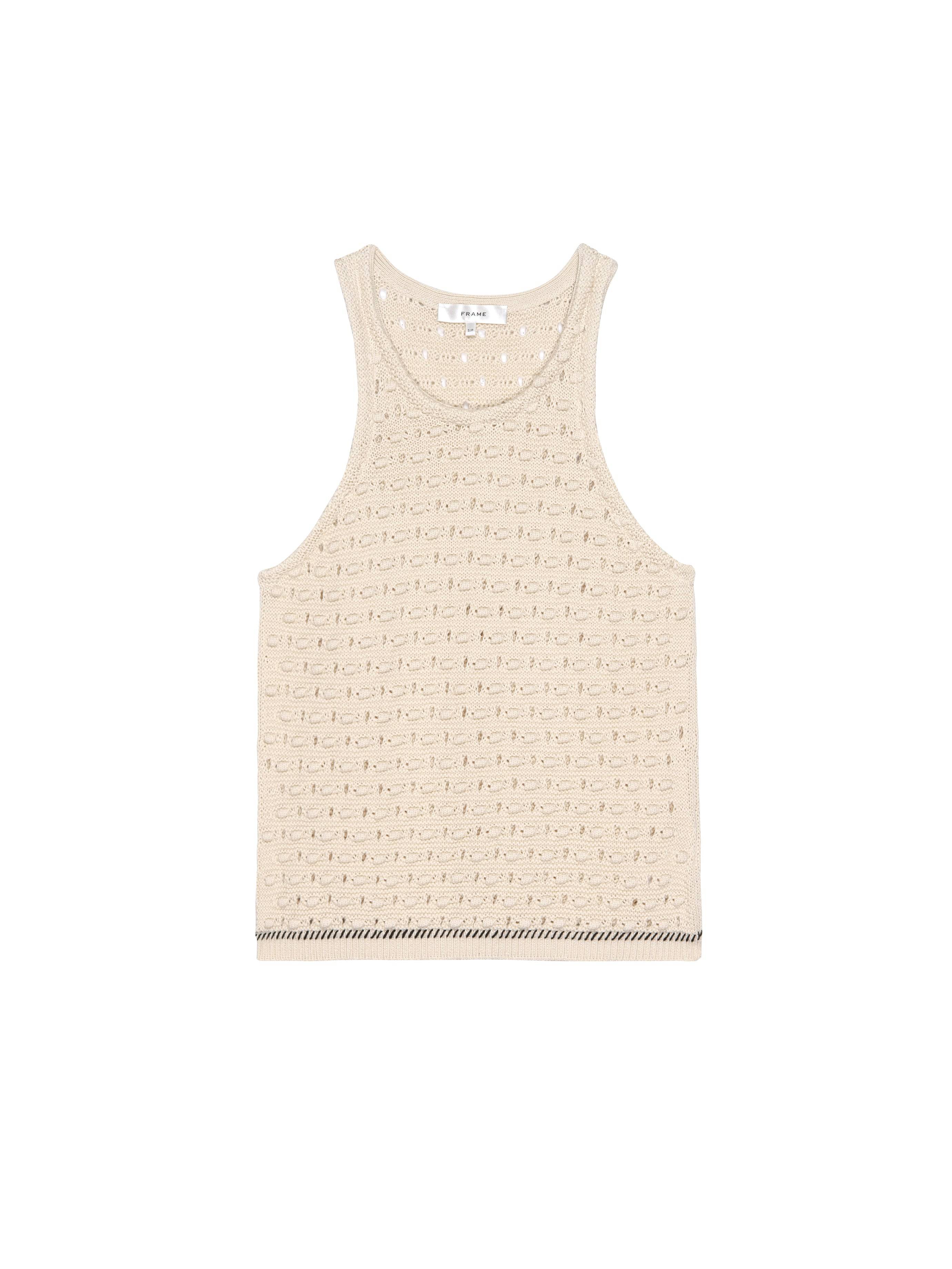 The Bauble Tank in Cream - Lukka Boutique