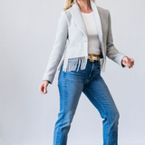 LILLITH JACKET WITH FRINGE - Lukka Boutique