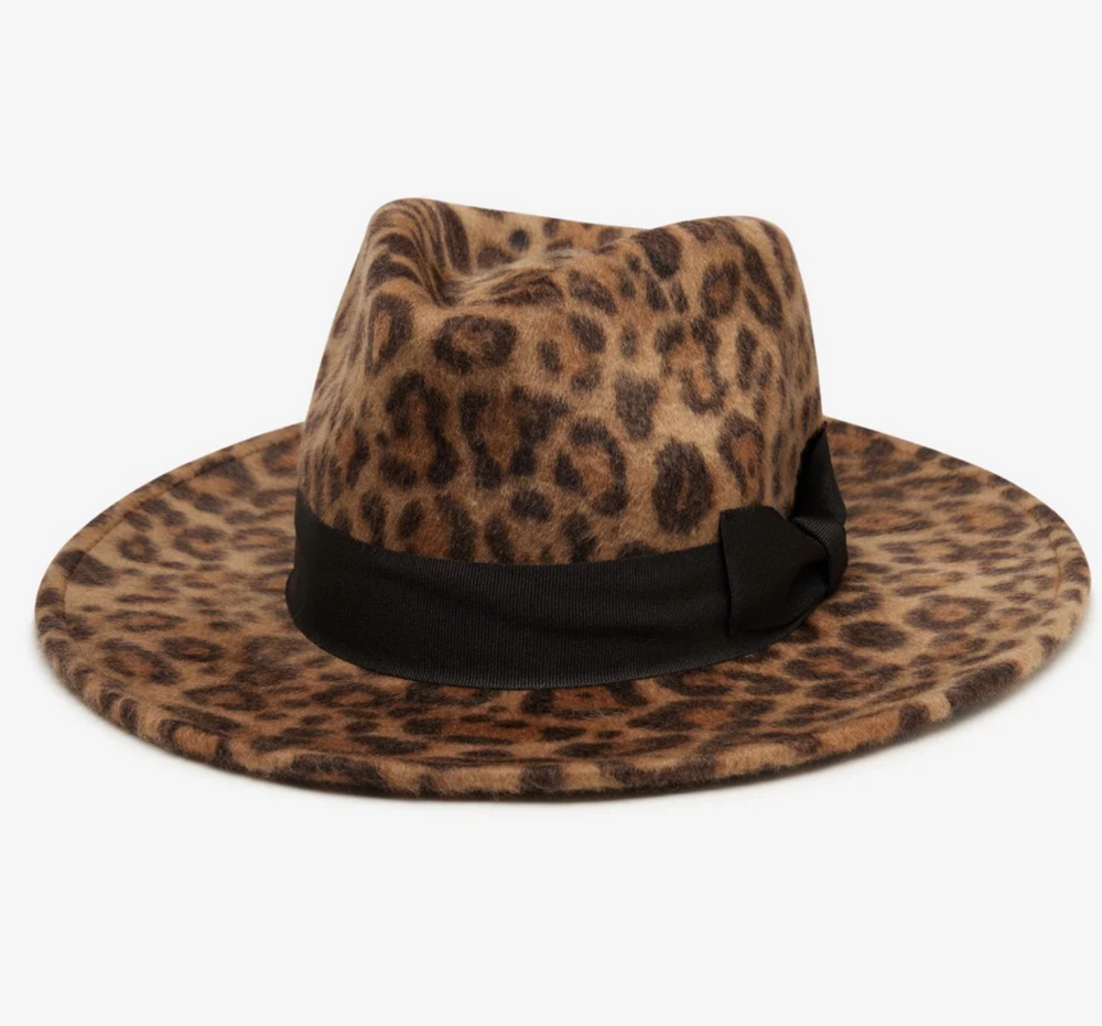 Carmen Fedora in Leopard